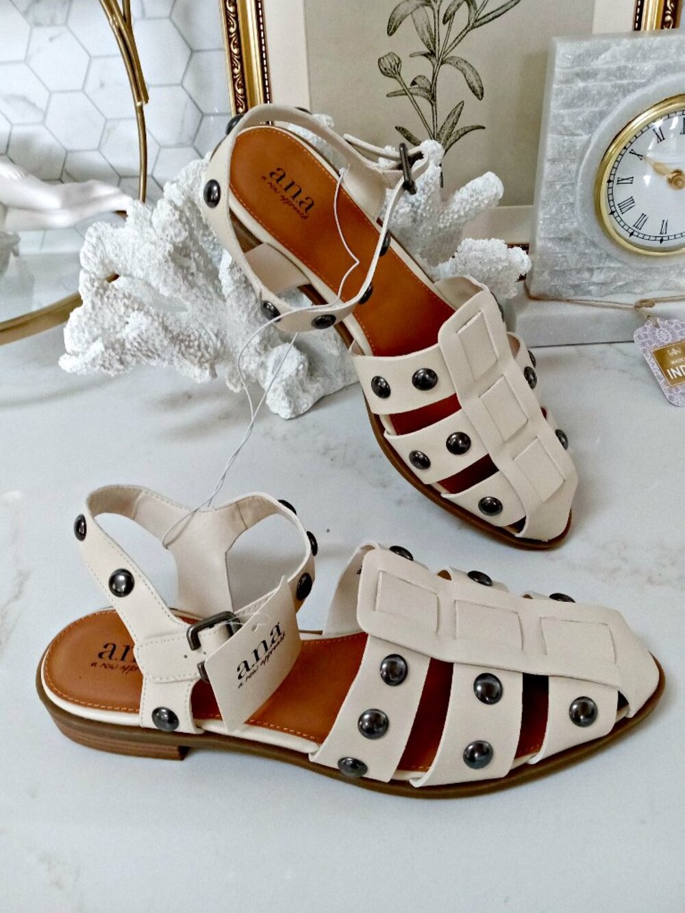 NEW! A.N.A NORMEY CLOSED TOE SANDAL SHOE SZ 9